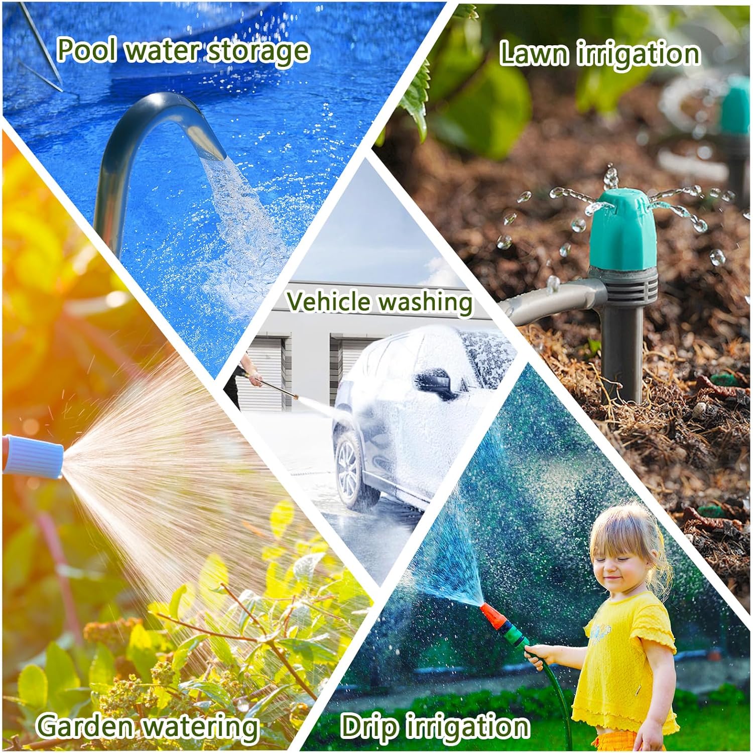 Thumbnail 5 de TRJZWA Water Timer with LCD Display and 3 Separate Programmes (Rain Delay + Child Lock)