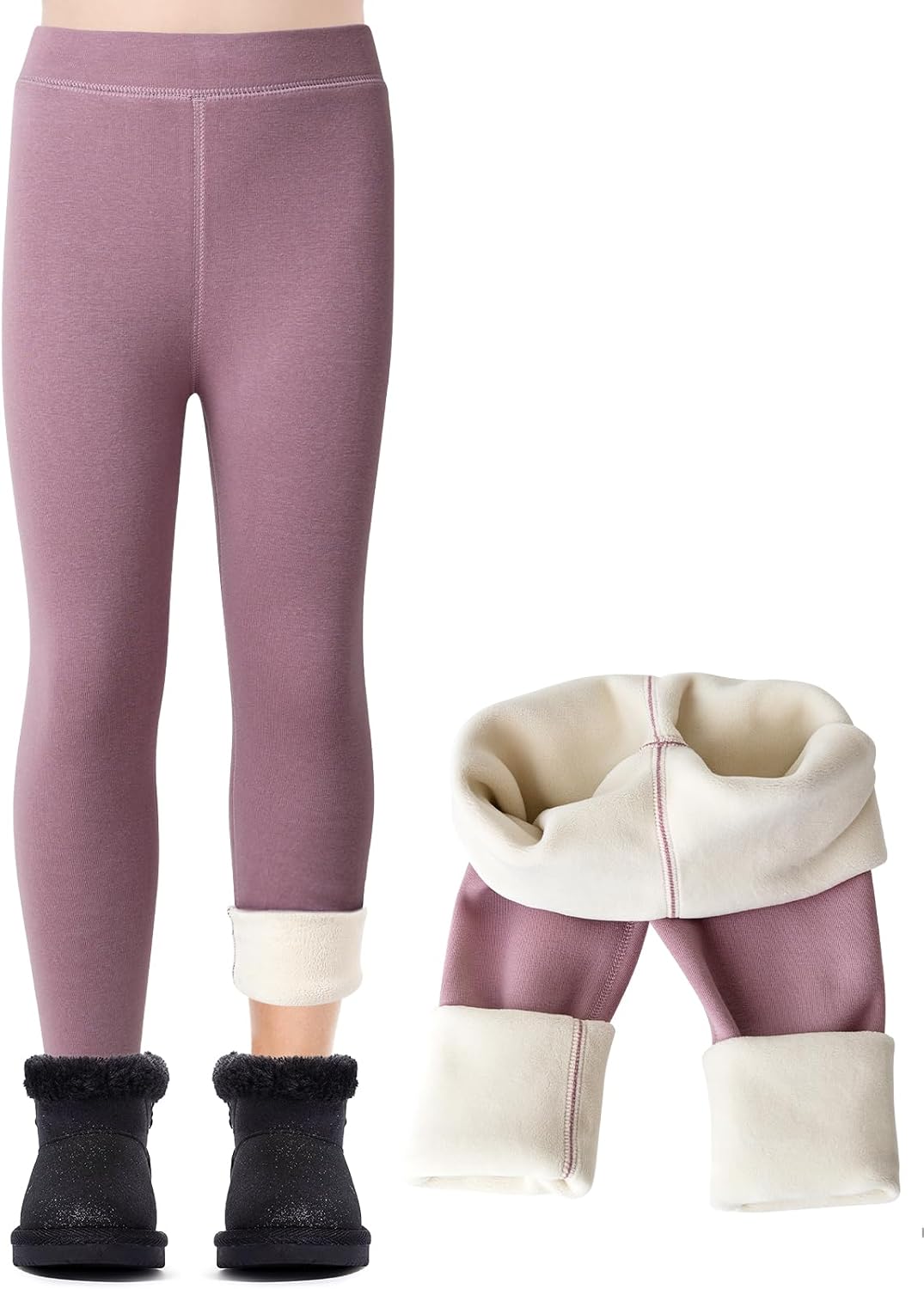 Detalle 2 de Kefiyis Fille Legging Chaud Long Doublé coton pour enfants