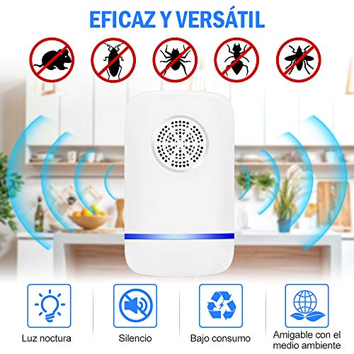 Detalle de RoxicRokc Repelente Ultrasónico de Plagas (2 Piezas) para Interiores