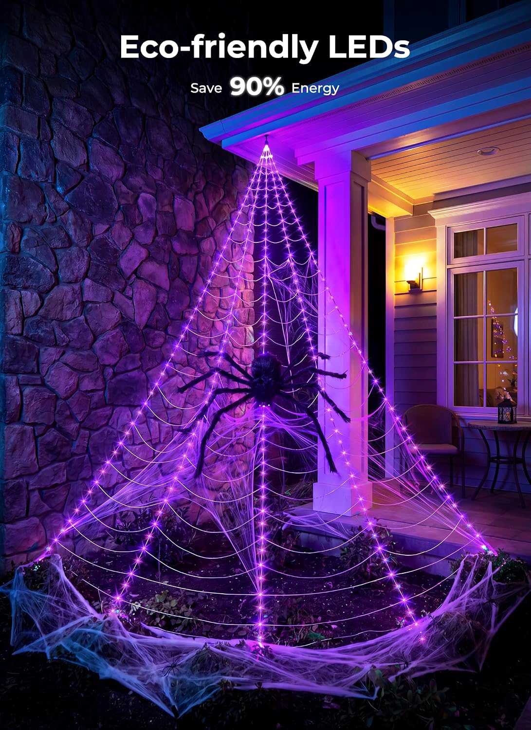 Detalle 1 de Brightown Spider Web Lights 255 LEDs
