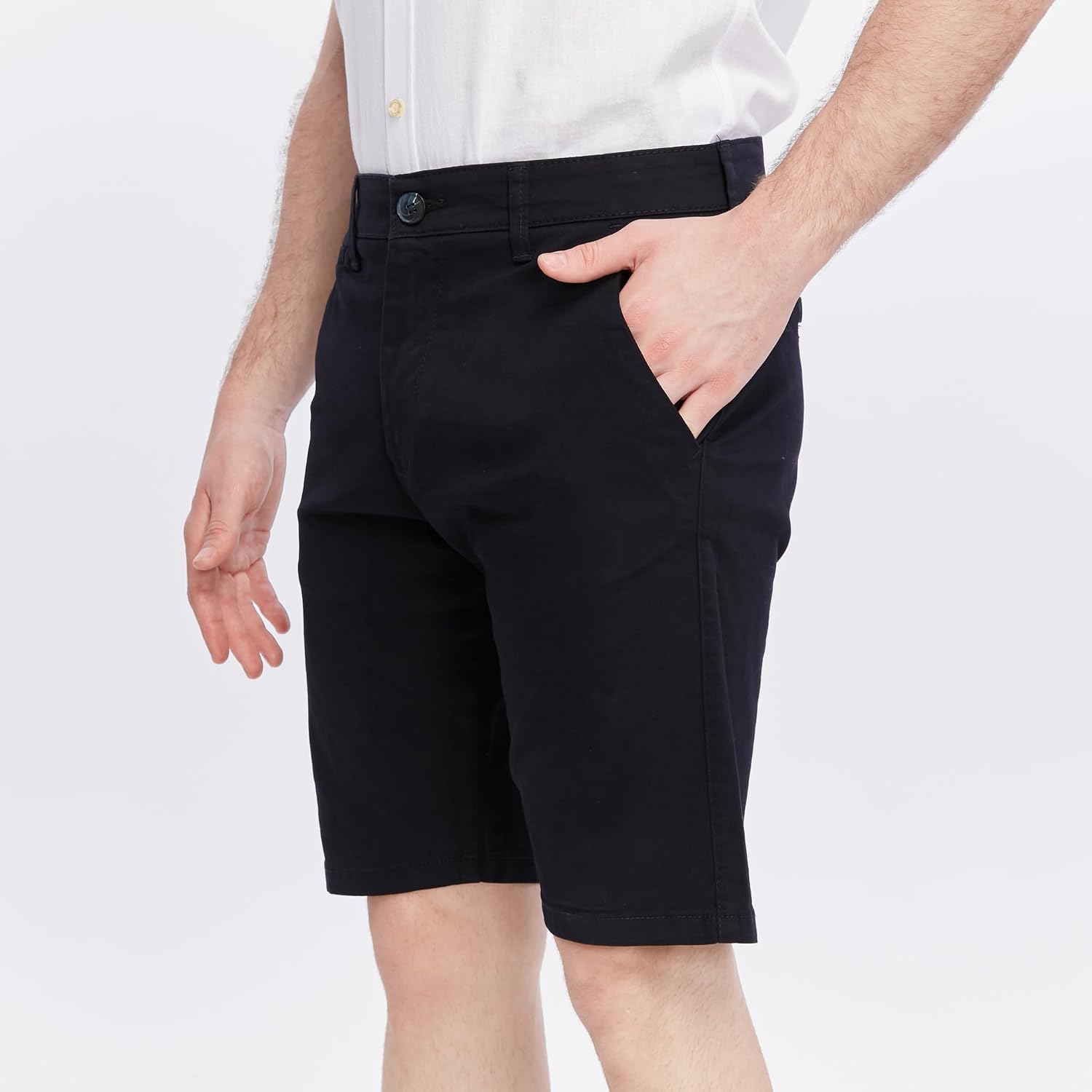 Thumbnail 2 de Xact Men’s Premium Tailored Chino Shorts with Zip Fly, Multiple Pockets (9.5-inch inseam)