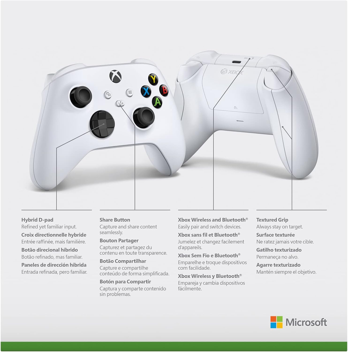 Thumbnail 4 de Xbox Robot White Wireless Controller