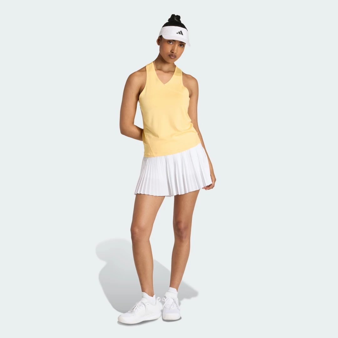 Detalle de Adidas Camiseta de tirantes y cuello de pico Club Climacool para tenis