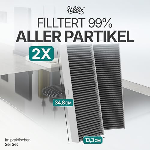 Thumbnail 1 de PILLIS Aktivkohlefilter Set – kompatibel mit Bora Pure (PURU) und Bora X Pure (PUXU)