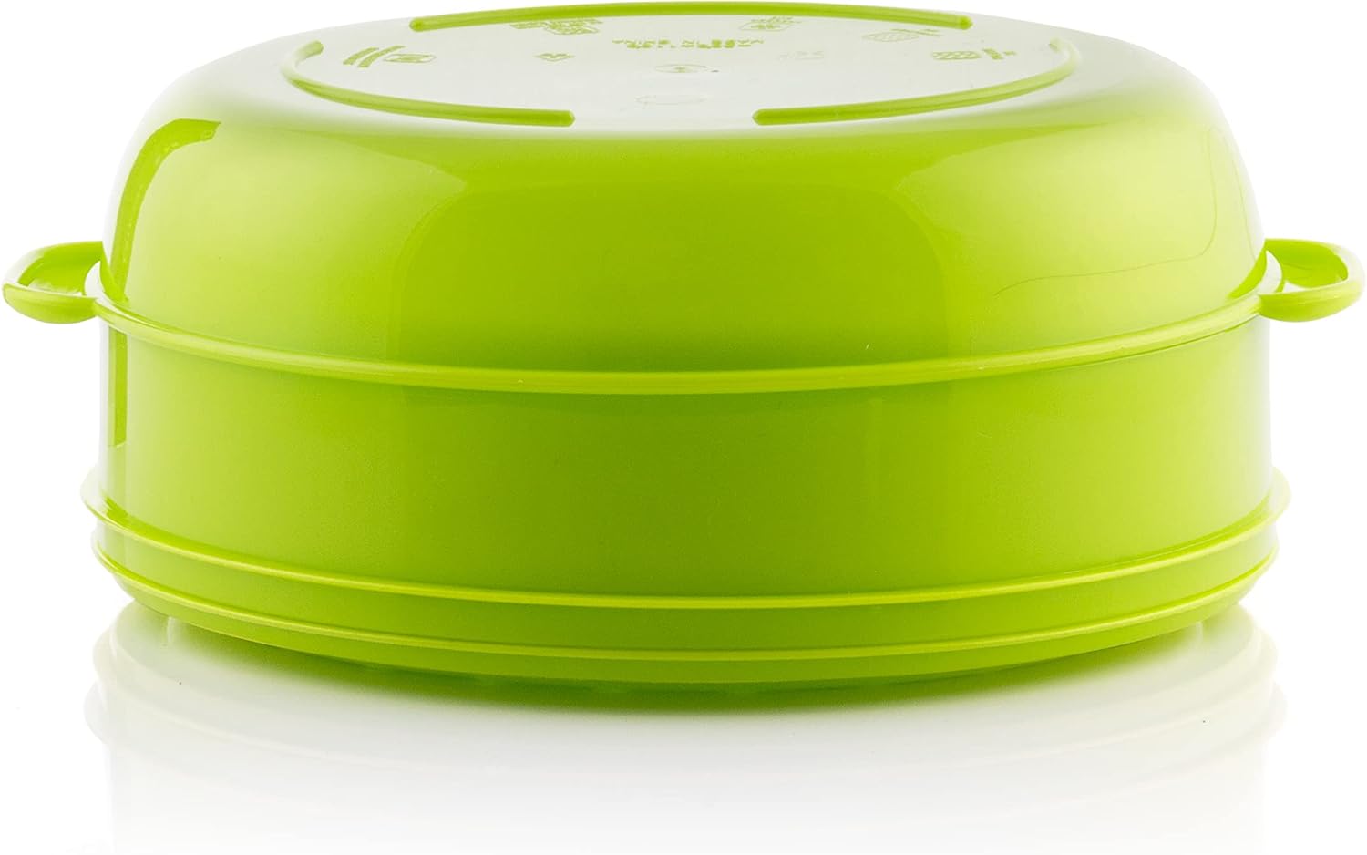Detalle 1 de InnovaGoods Cuiseur-Vapeur Double Codowave pour Micro-Ondes – Cuisson saine et rapide en 2 compartiments