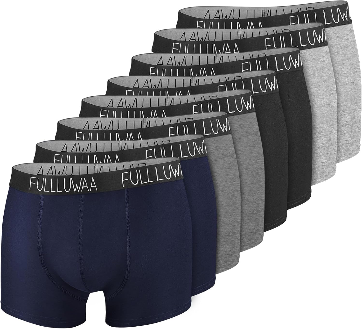 Detalle 2 de Fullluwaa Boxershorts Herren 8er Pack Unterwäsche M bis 4XL