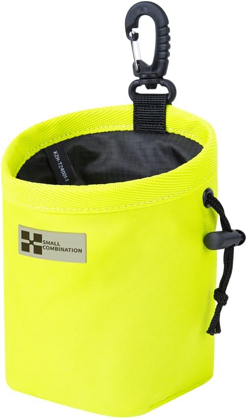 Detalle 2 de Small Combination Nylon Drawstring Bag with Carabiner, Mint Green (Black)