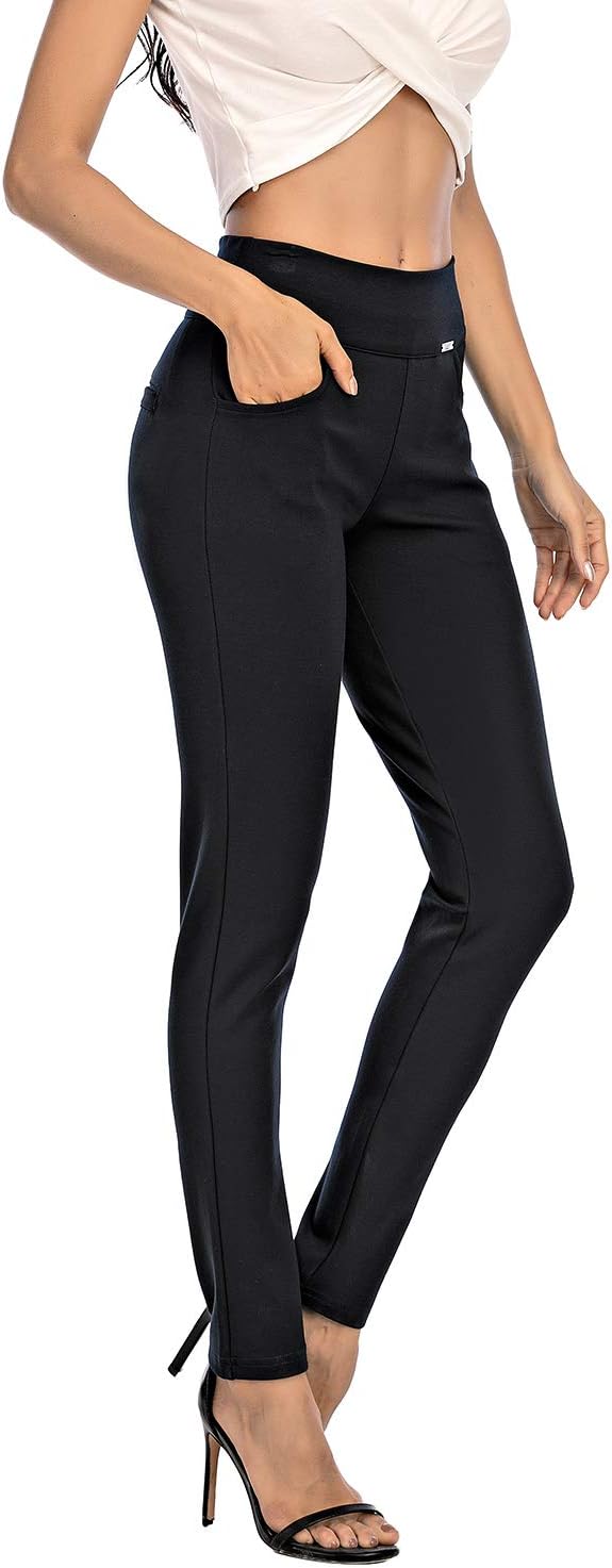 Thumbnail 1 de neezeelee Dress Pants Slim Fit High Waist with Pockets