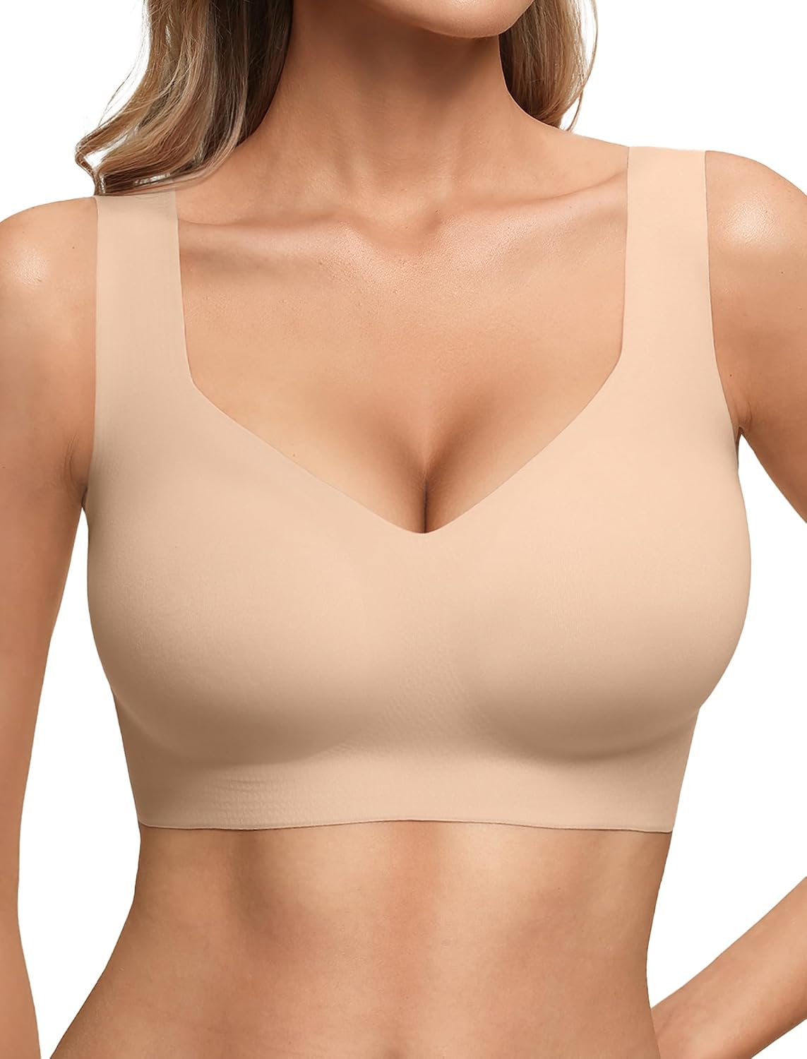 Detalle de Wireless Pullover Bra with Wide Straps