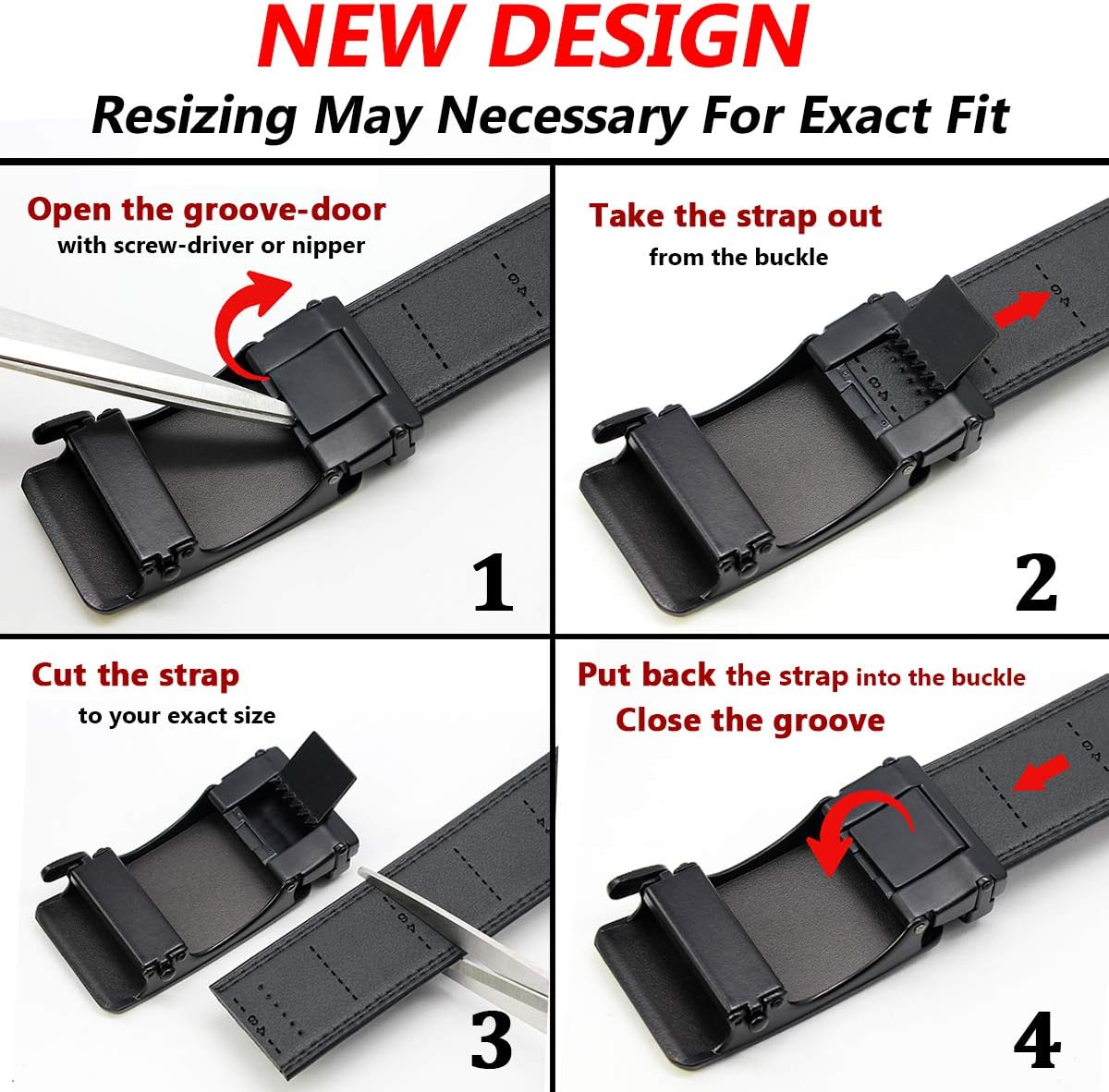 Thumbnail 6 de DOOPAI Men's Ratchet Belt, 1 3/8-Inch Wide