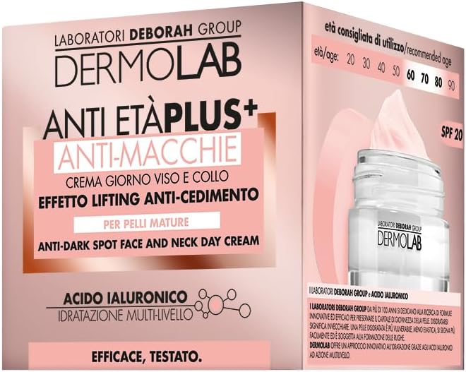 Detalle 2 de Dermolab Siero Viso Booster Anti Età Plus+ per Pelli Mature – Effetto Lifting e Rigenerante