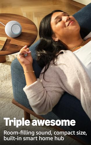 Detalle de Amazon Echo Dot Max (newest gen): room-filling smart speaker with built-in hub