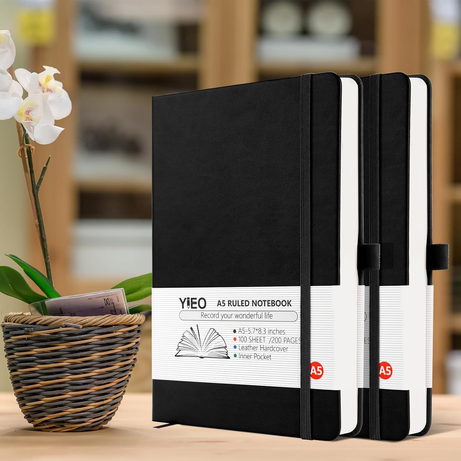 Thumbnail 6 de YIEO Notebook A5 2-pack lined journal 📓