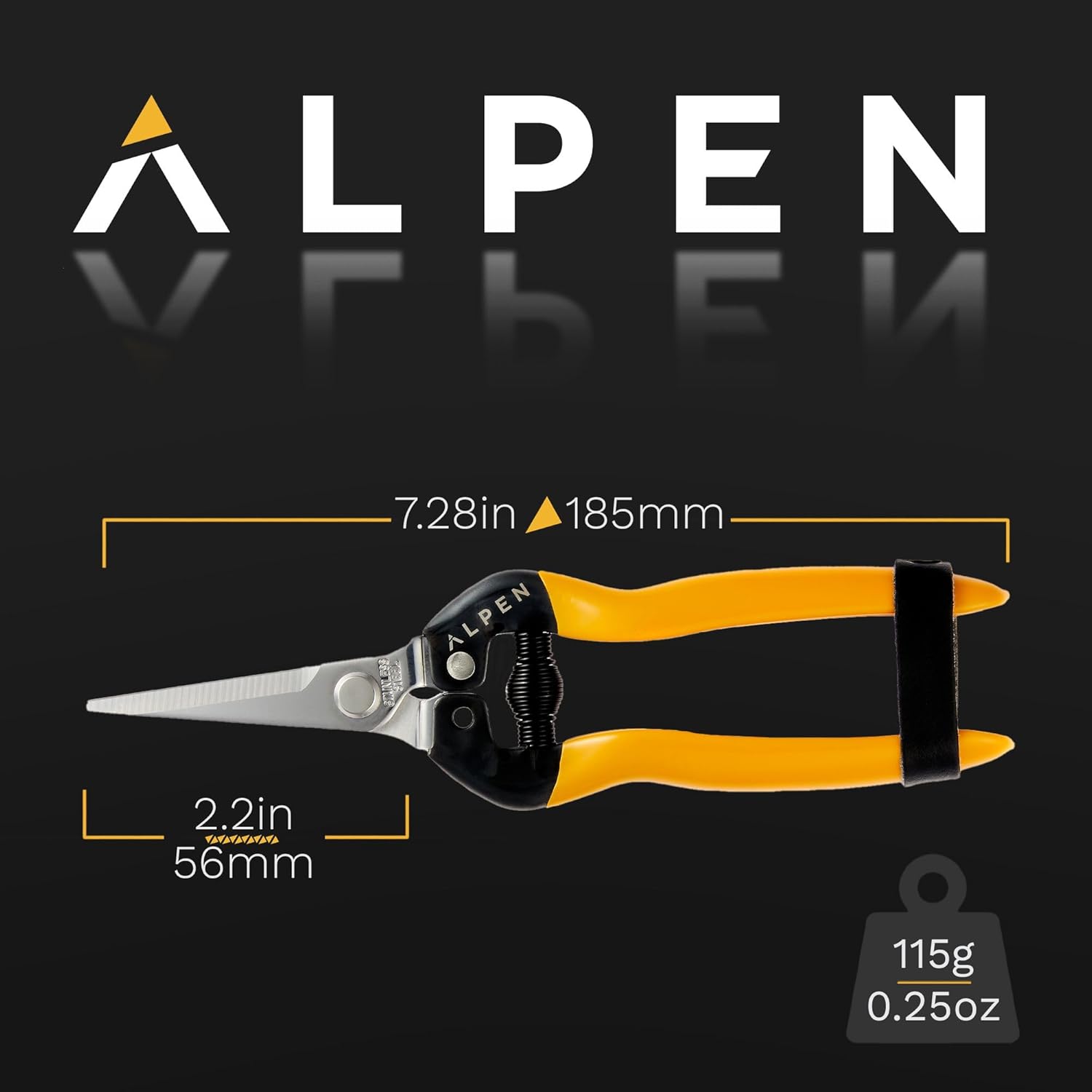 Thumbnail 3 de Alpen Rigi 300: cesoie da giardino giapponesi in acciaio inox, taglio di precisione per erbe e fiori