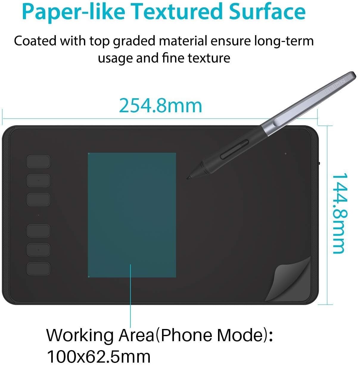 Thumbnail 2 de HUION Inspiroy H640P Drawing Tablet (6x4 inch) with Battery-Free PW100 Stylus