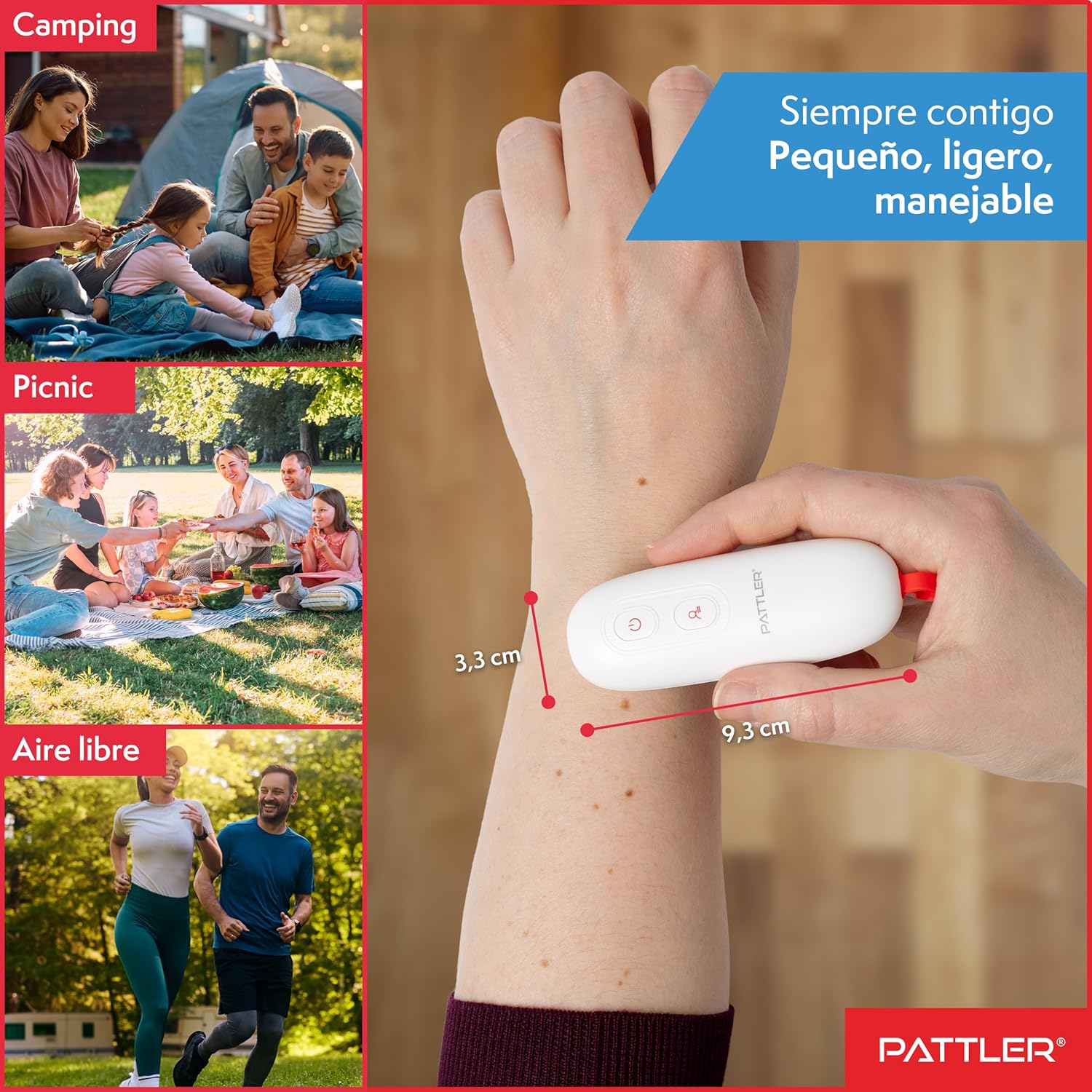 Detalle de PATTLER Dispositivo eléctrico para picaduras de mosquitos con calor (lápiz de alivio)