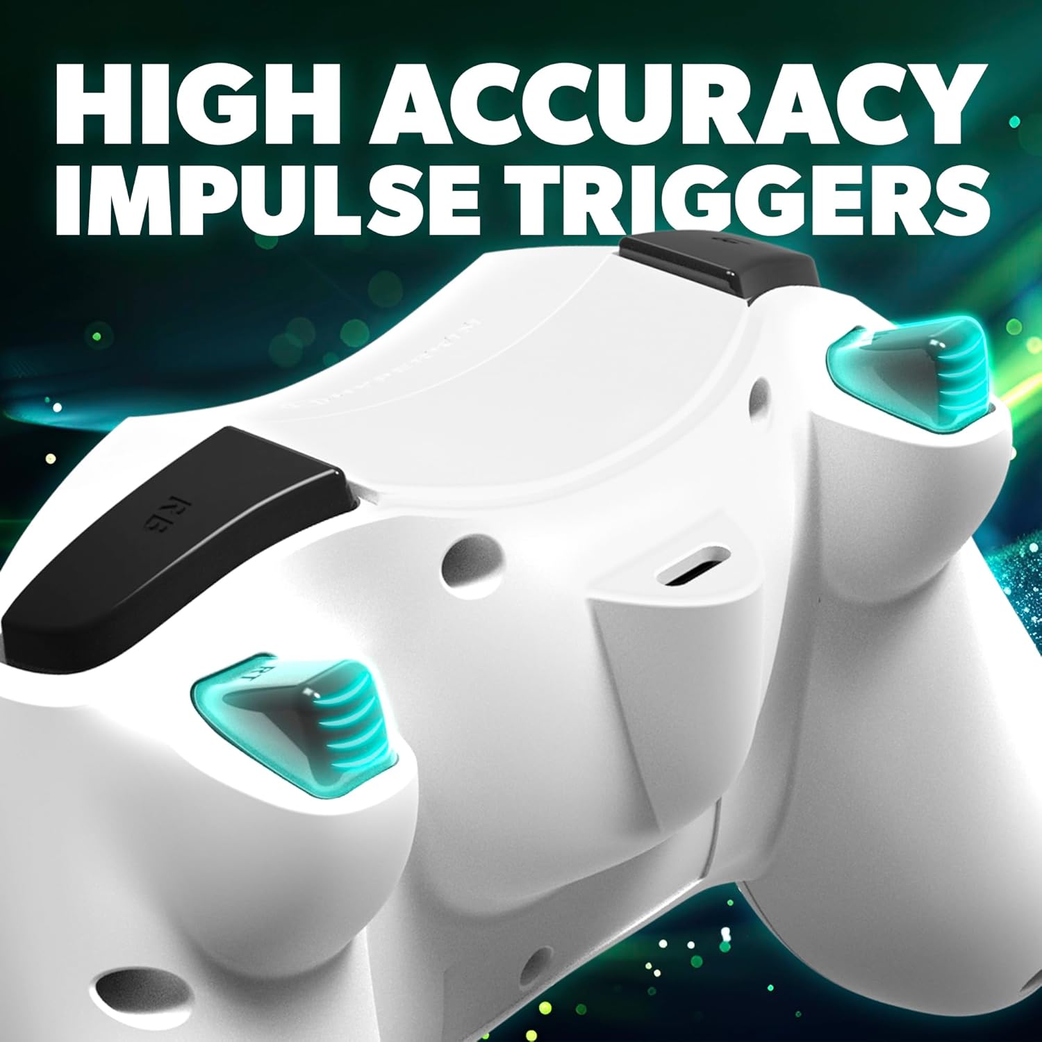 Detalle 2 de Hyperkin DuchesS Wired Controller (Xbox Series X|S, Xbox One, Windows 10/11) with Hall Effect sticks — White