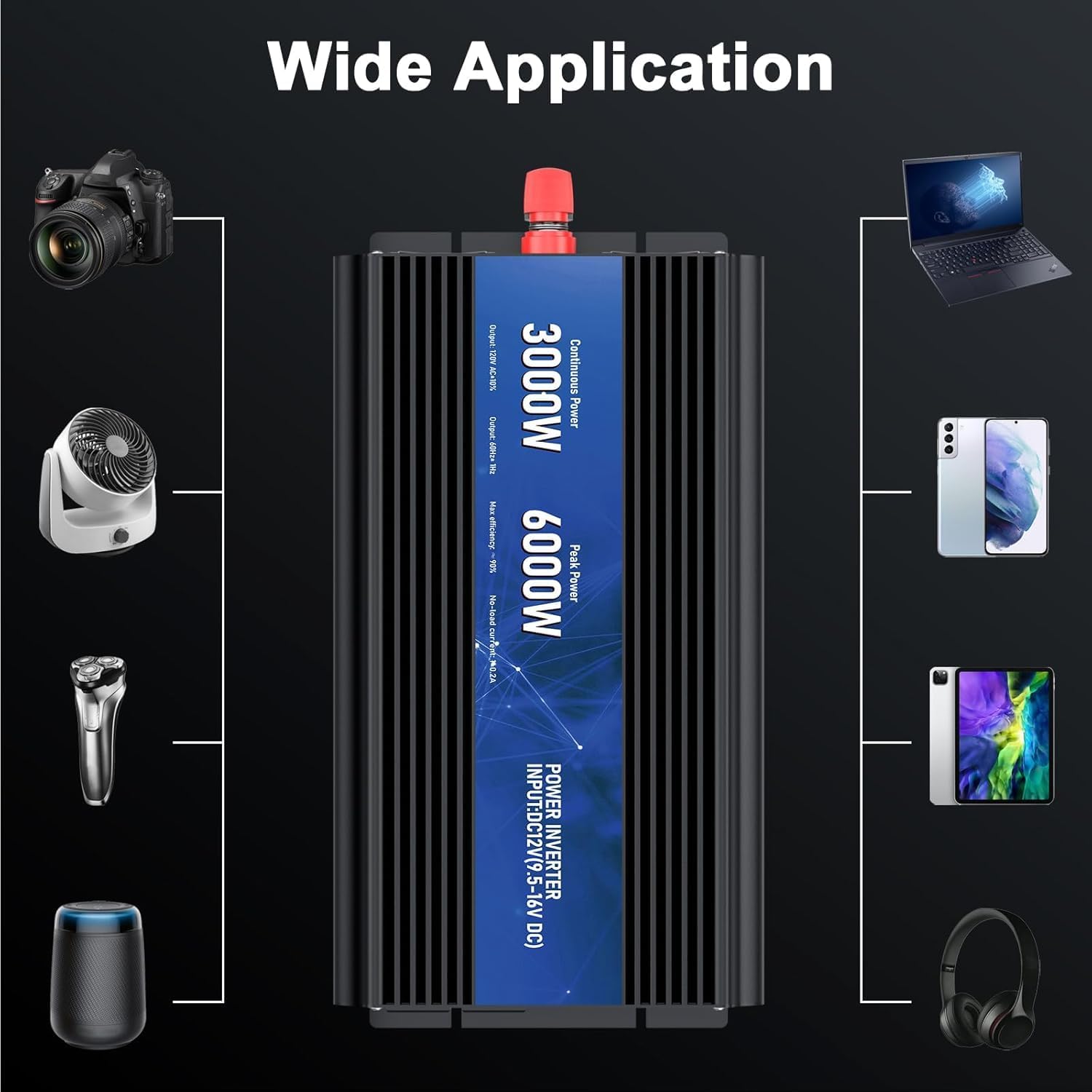 Thumbnail 6 de 3000W Power Inverter 12V to 120V