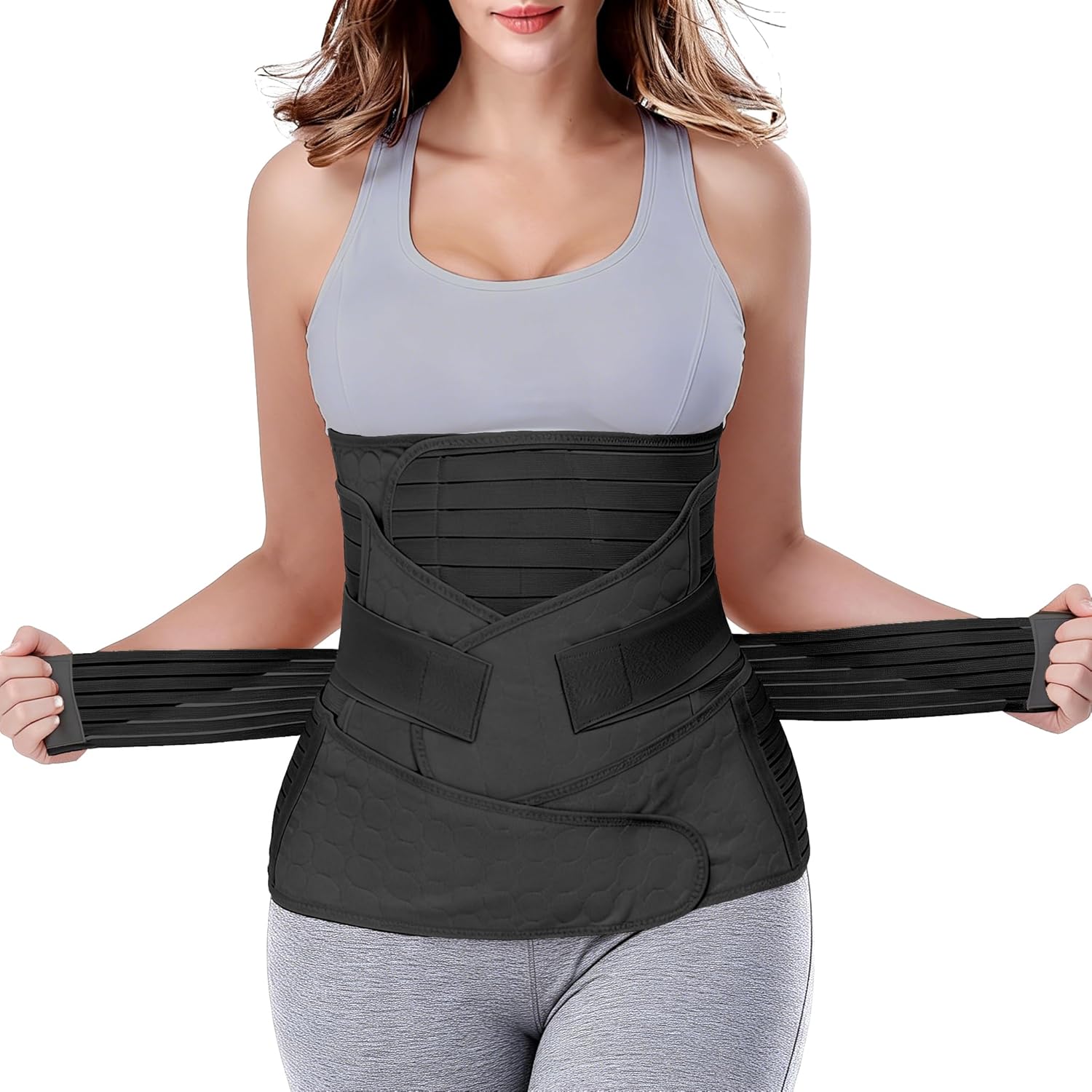Thumbnail 6 de ChongErfei 3 in 1 Postpartum Belly Wrap – 3-in-1 Belly/Waist/Pelvis Belt for Postpartum Support