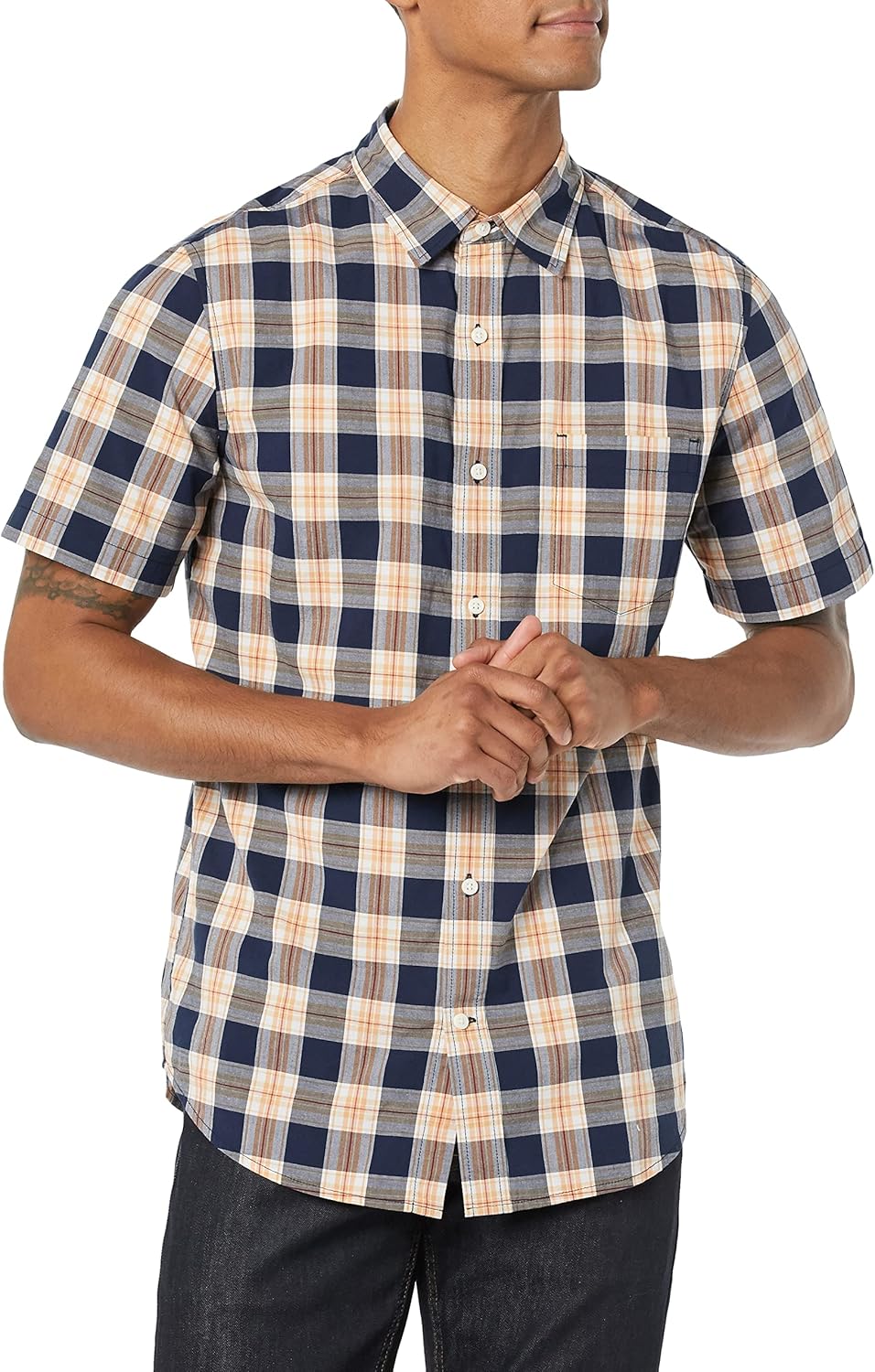 Thumbnail 2 de Amazon Essentials Men's Slim-Fit Short-Sleeve Poplin Shirt