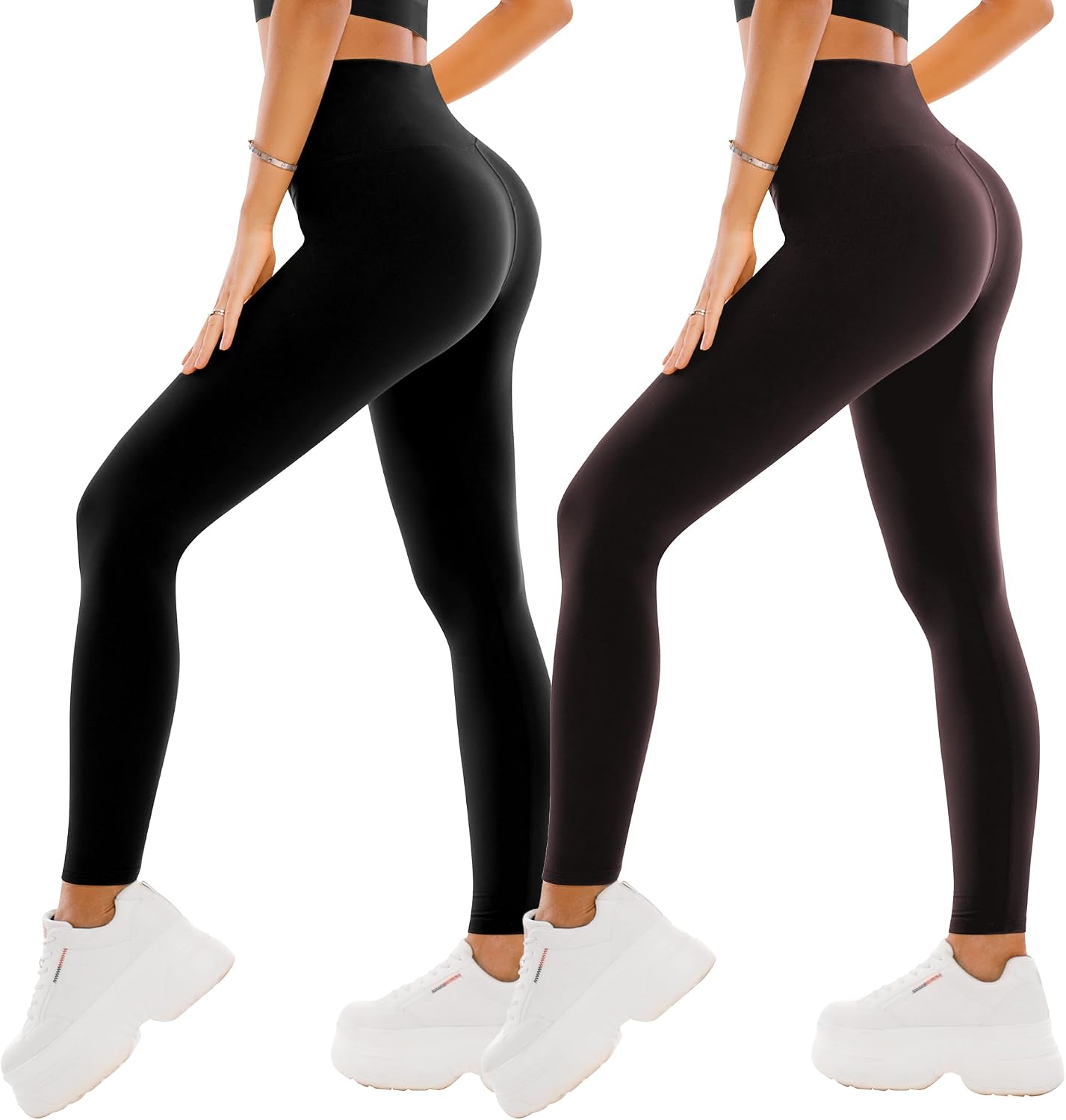 Thumbnail 6 de SINOPHANT 2er Pack Leggings Damen High Waist — Sportleggings