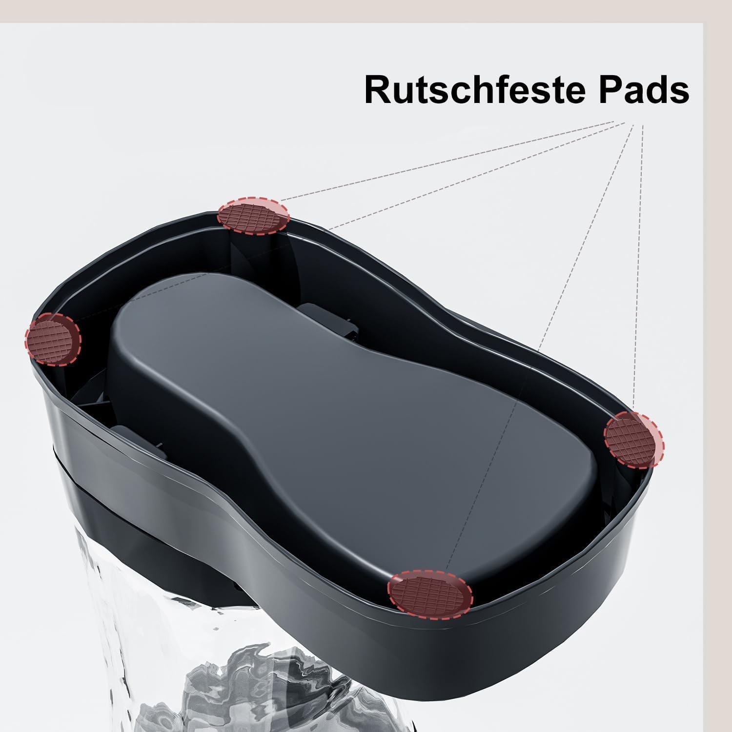 Thumbnail 5 de Gardner Pet Futterautomat für Katzen: 3,85-l-Wasserspender mit Edelstahlschüssel, ohne Strom (BPA-frei, grau)