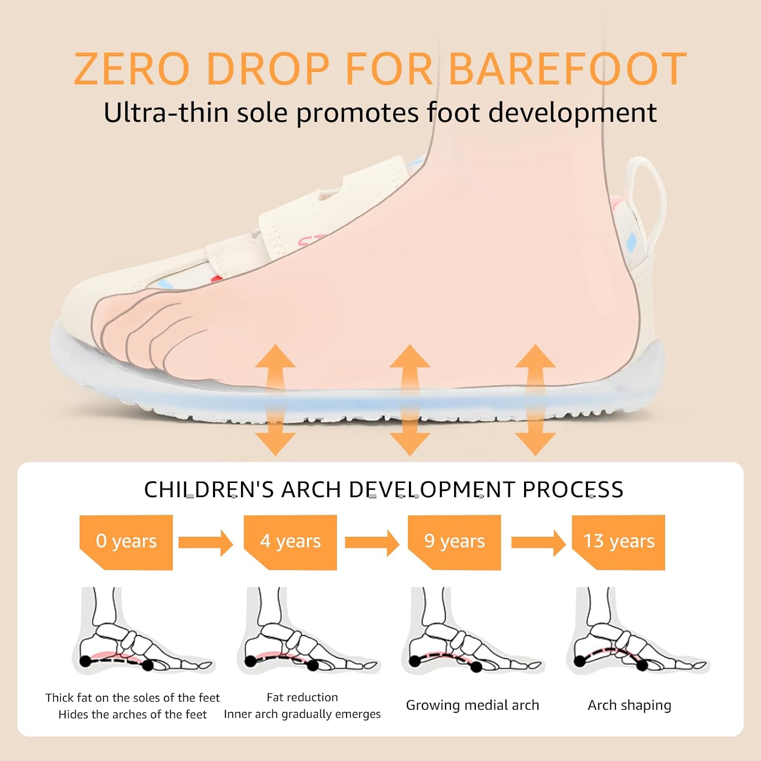 Thumbnail 3 de STQ KIDS Wide Toe Box Toddler Shoes