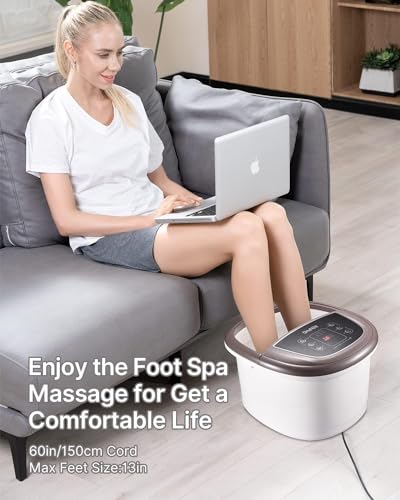 Thumbnail 6 de Renpho bain de pieds hydromasseur avec chauffage, massage automatique ⚙