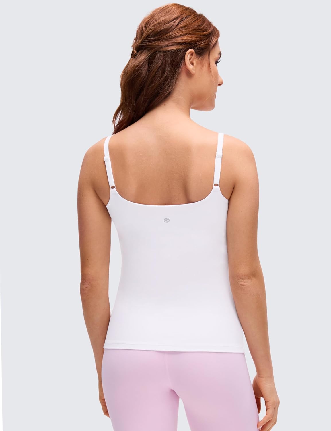 Detalle de CRZ YOGA Butterluxe Maternity Nursing Clip-Down Tank Top with Built-In Bra