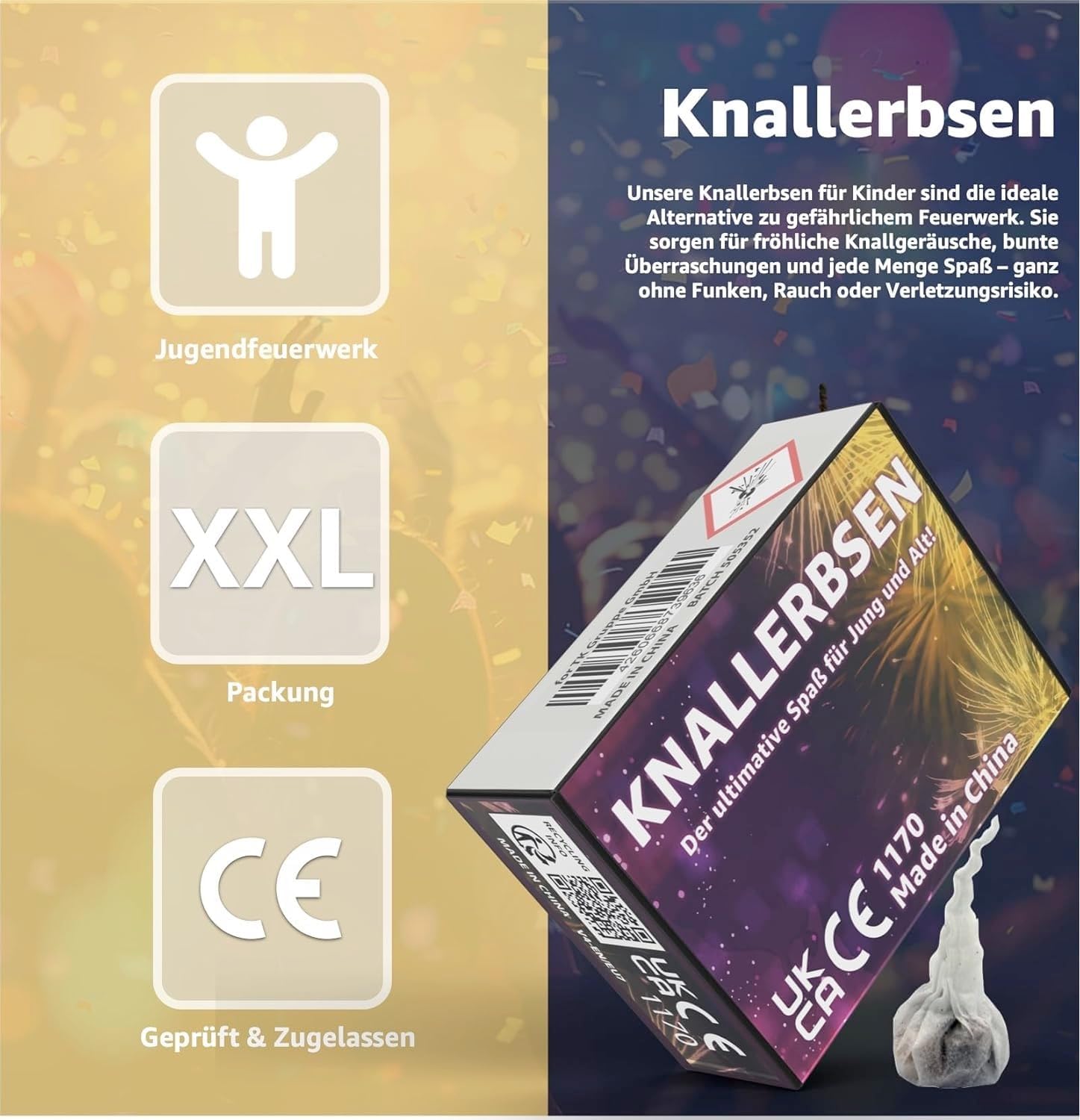 Thumbnail 4 de TK Gruppe Timo Klingler Knallerbsen 1000er Pack 🎆