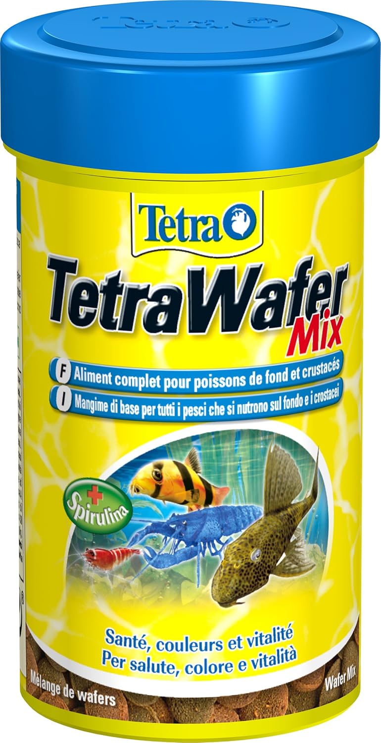 Detalle 1 de Tetra Wafer Mix Aliment Complet pour Poisson de Fond et Crustacé Multicolore, 1L