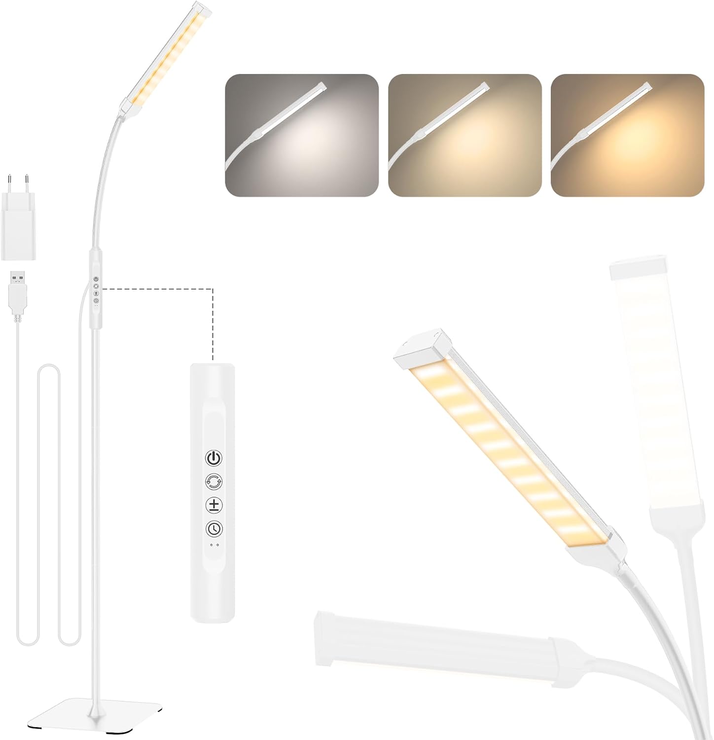 Detalle de Mojimdo 120 LED Stehlampe mit 120 LEDs
