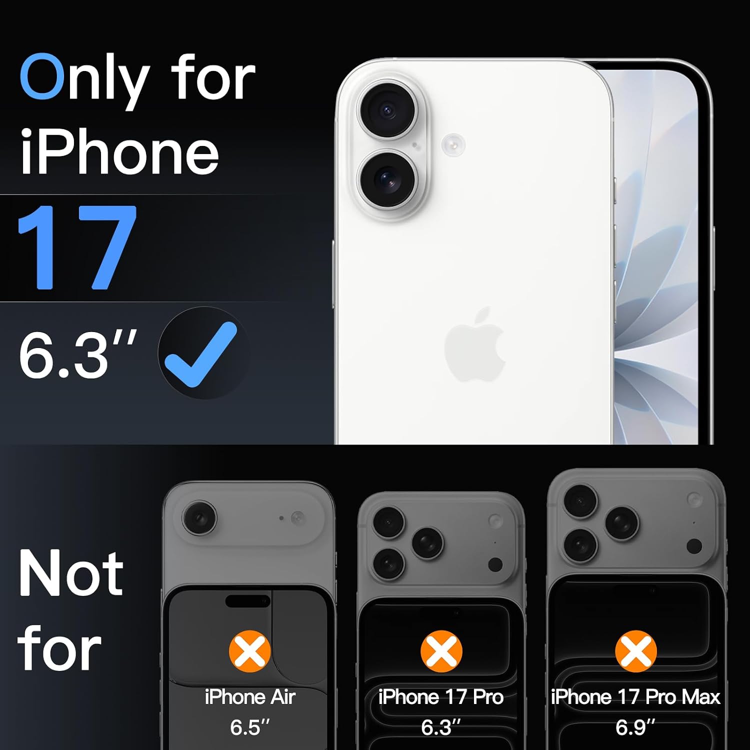 Detalle 2 de JETech Lens Protector for iPhone 17