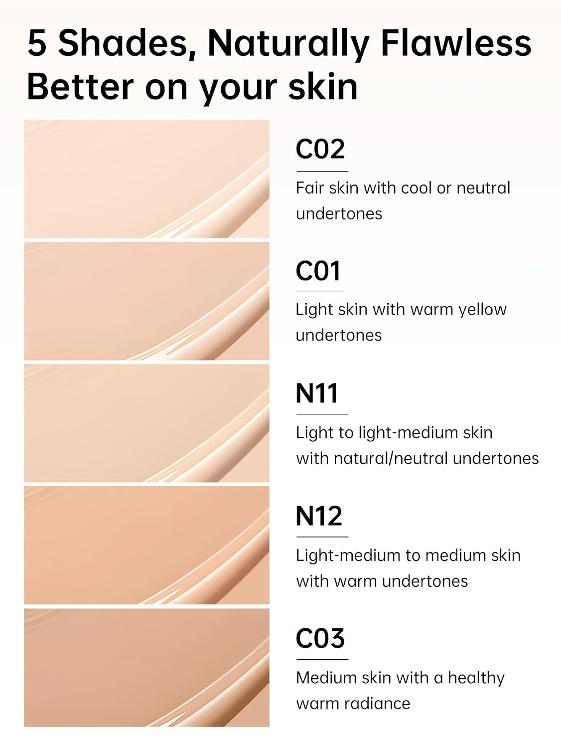 Detalle 2 de CATKIN Cushion Foundation BB Base – leichte, langanhaltende 7‑in‑1 Kräuterformel mit Nachfüllpackungen (13 g × 2)