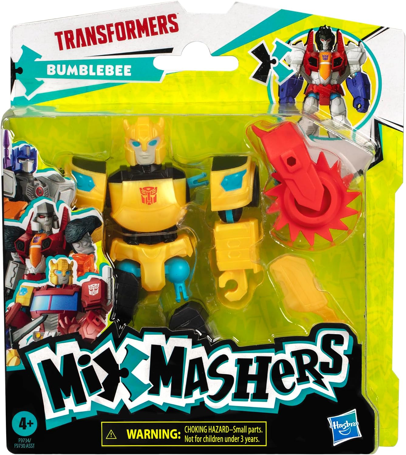 Detalle 2 de Transformers MixMashers Bumblebee action figure