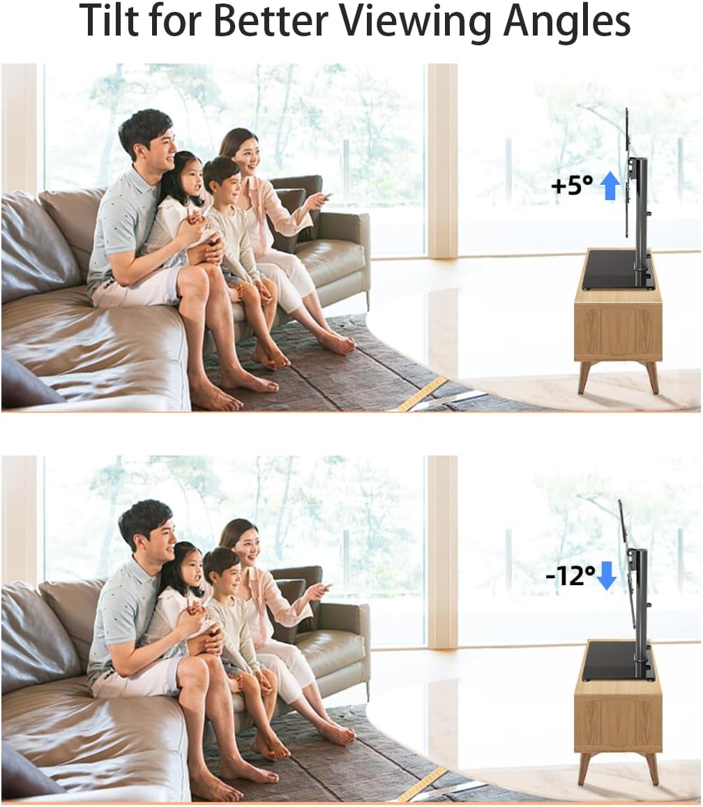 Thumbnail 2 de Support TV sur Pied XINLEI TS102 pour 23–55 pouces – Hauteur et Inclinaison réglables