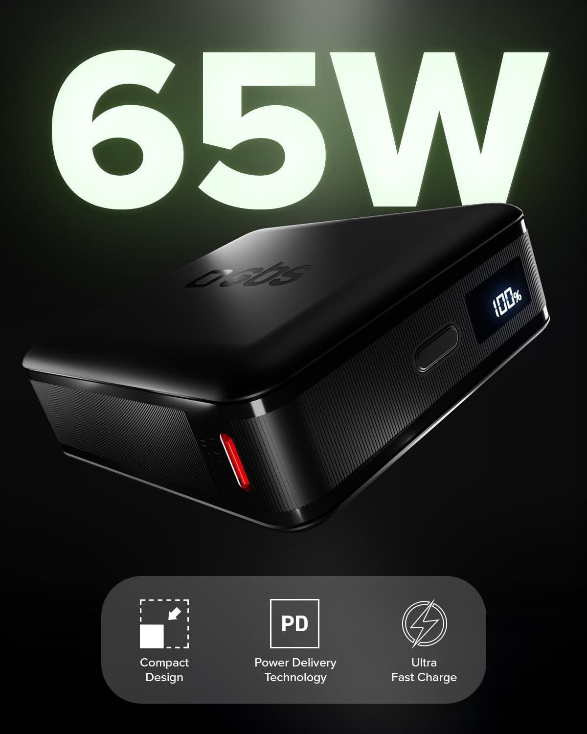 Thumbnail 1 de SBS NanoTube PowerBank HD 20000mAh 65W