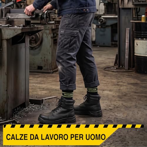 Thumbnail 6 de SukModen calzini da lavoro uomo 43-46, lunghi, imbottiti e rinforzati