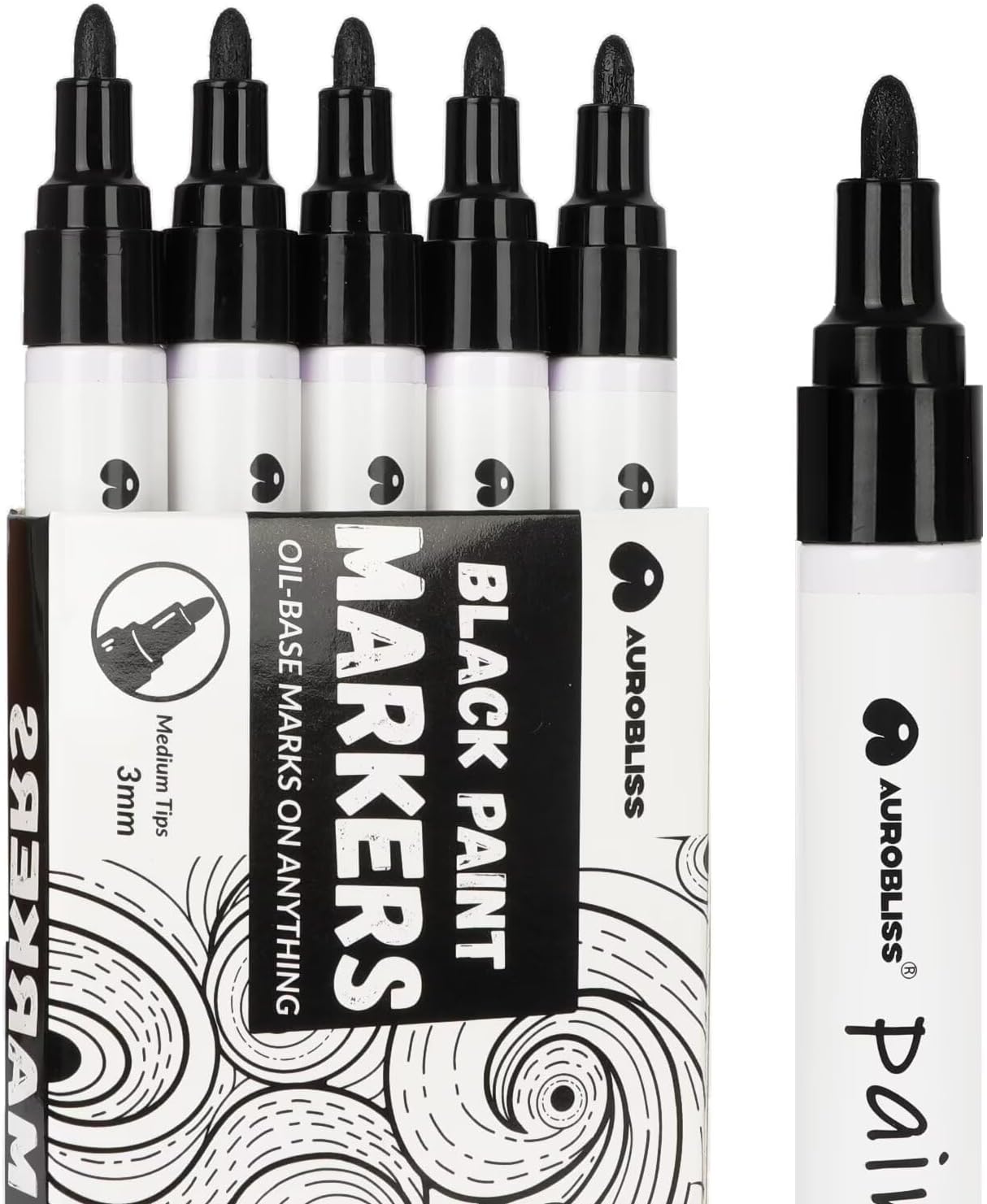 Thumbnail 6 de Aurobliss Lackmarker Weiß 2-3MM 🎨