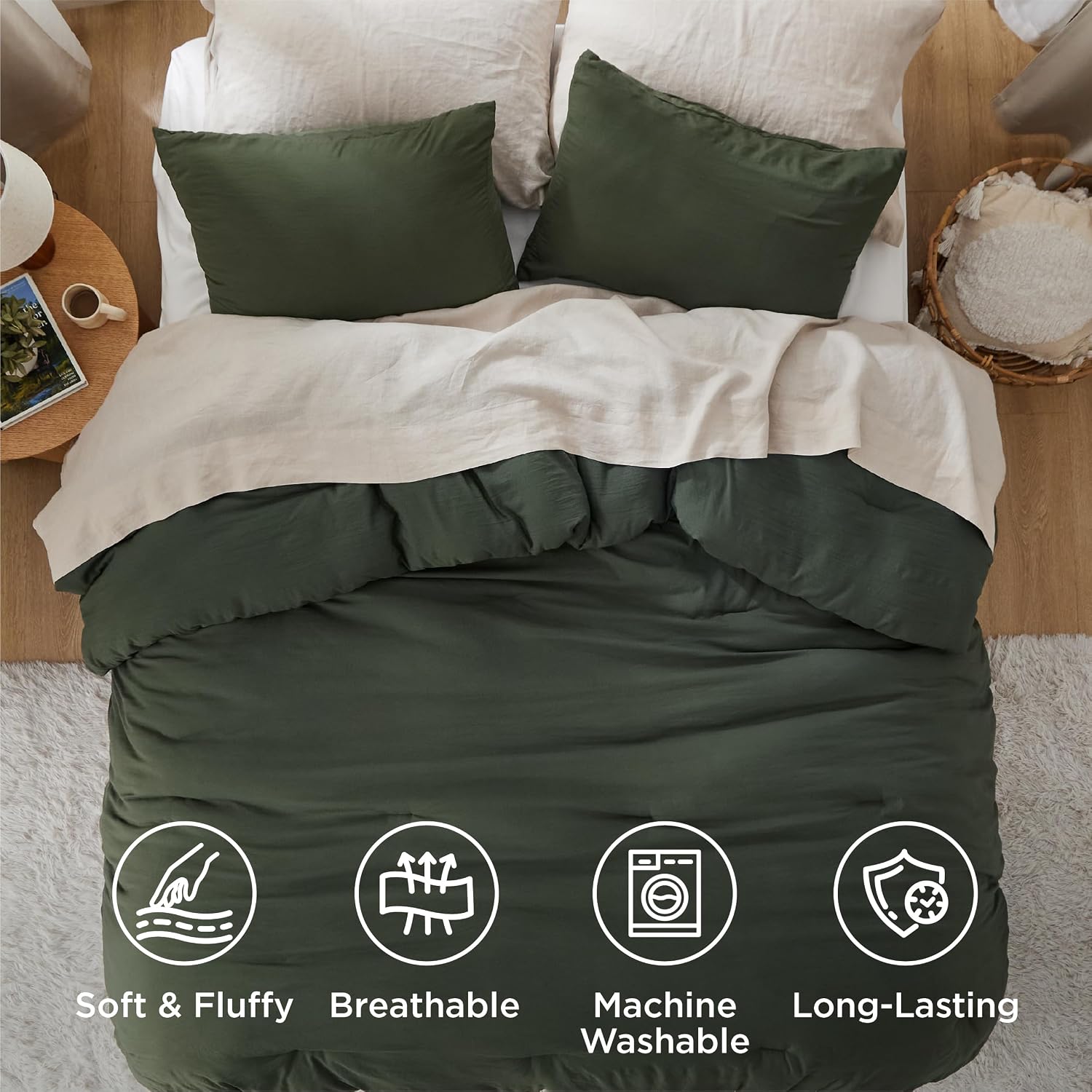 Thumbnail 3 de Bedsure California King Comforter Set