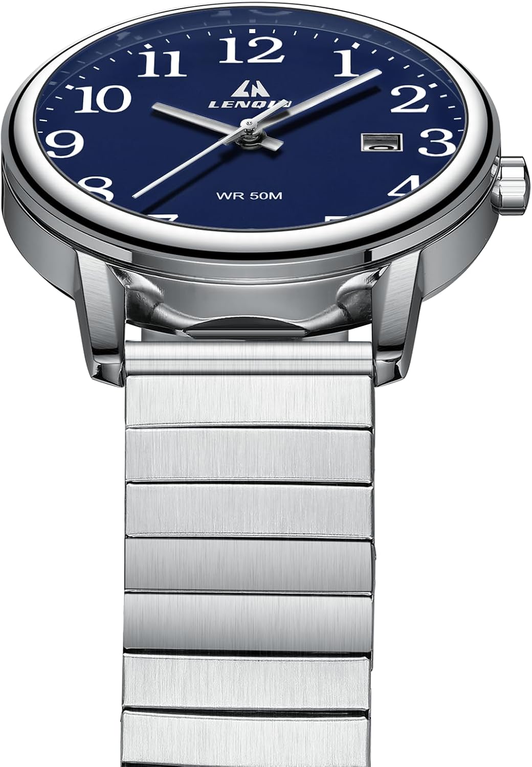 Detalle 2 de Herren Quarzuhr 38 mm Wasserdicht mit Datum