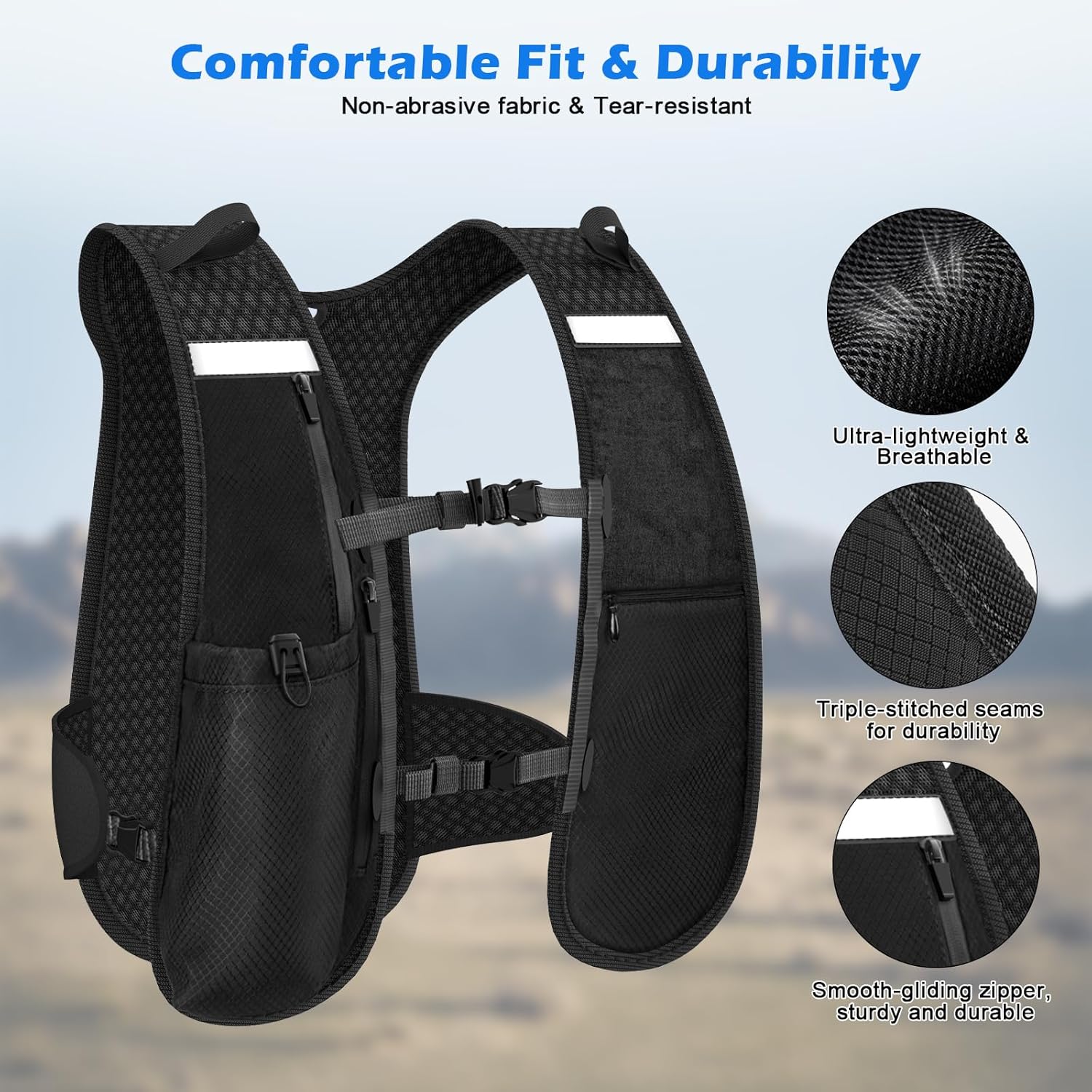 Thumbnail 2 de Nextyu Gilet Running con borraccia 500 ml e LED
