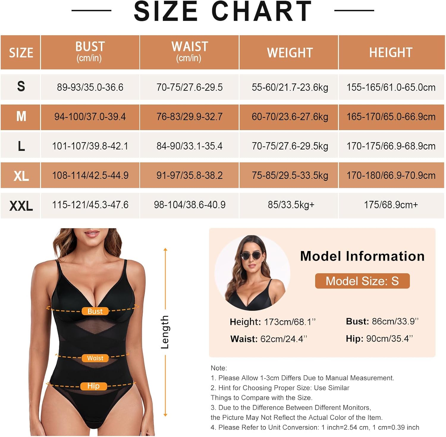 Thumbnail 3 de Tuopuda Body gainant femme à maintien ventre plat (shaper) avec soutien-gorge intégré