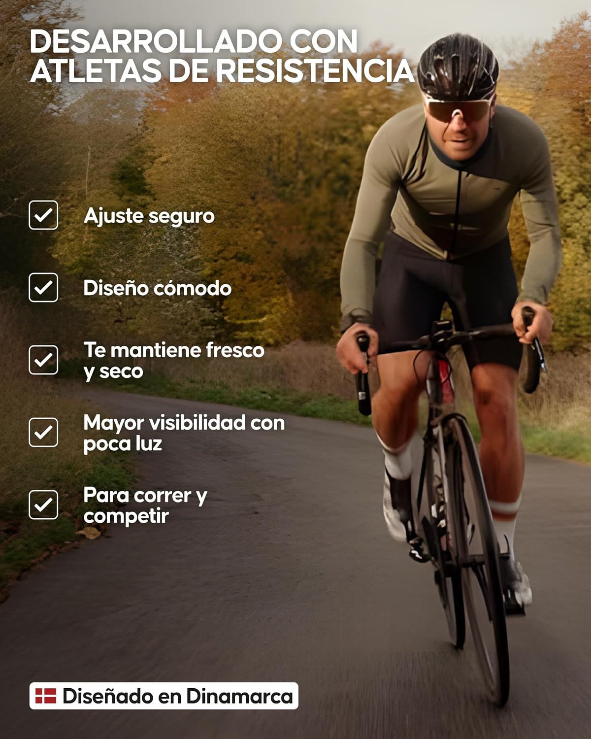 Thumbnail 4 de DANISH ENDURANCE Pantalones cortos ciclismo 3D