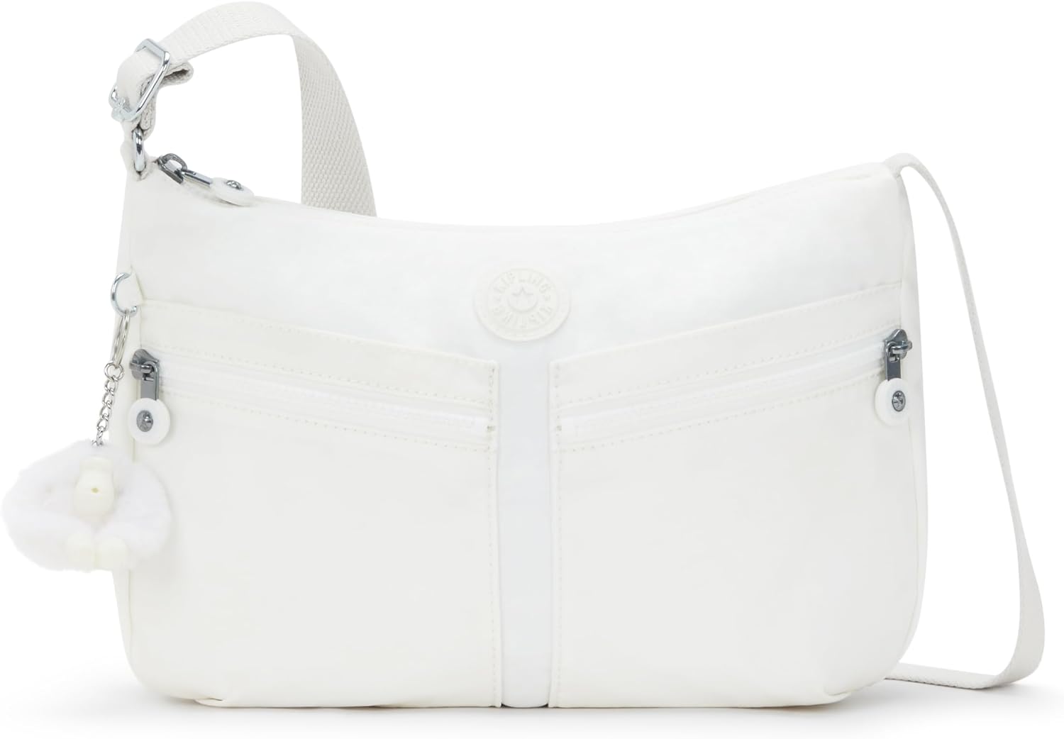 Thumbnail 6 de Kipling Izellah Bandolera Mediana Metallic Glow ✨ Plata