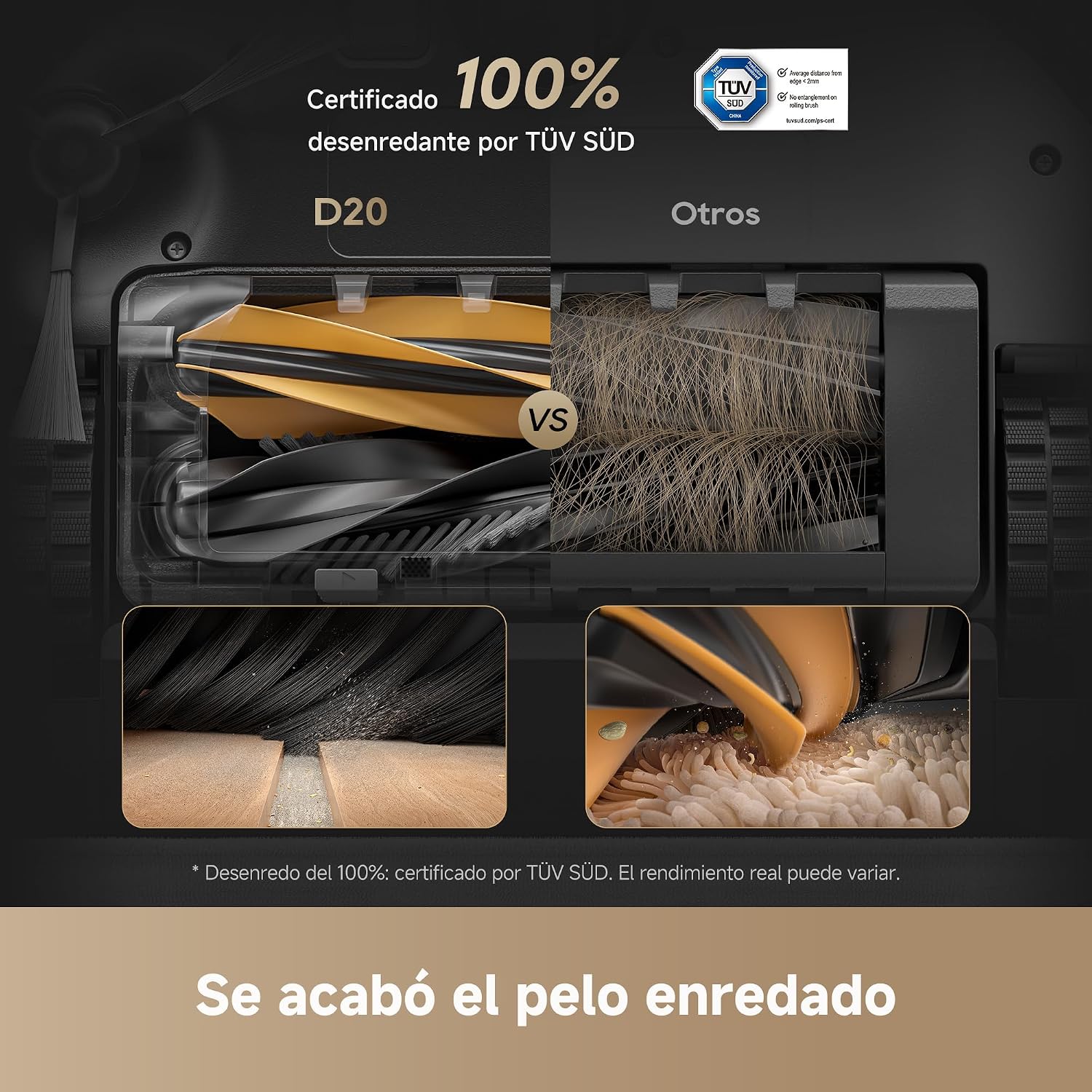 Detalle 1 de DREAME D20 Robot Aspirador 13.000 Pa