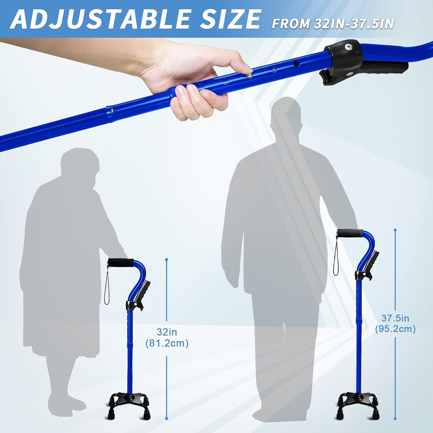 Thumbnail 1 de KingPavonini Walking Cane, Aluminum