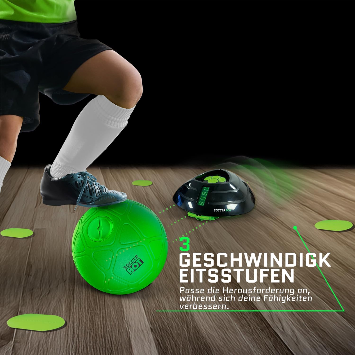 Detalle de Strikesphere Soccer Bot Indoor Football Trainer