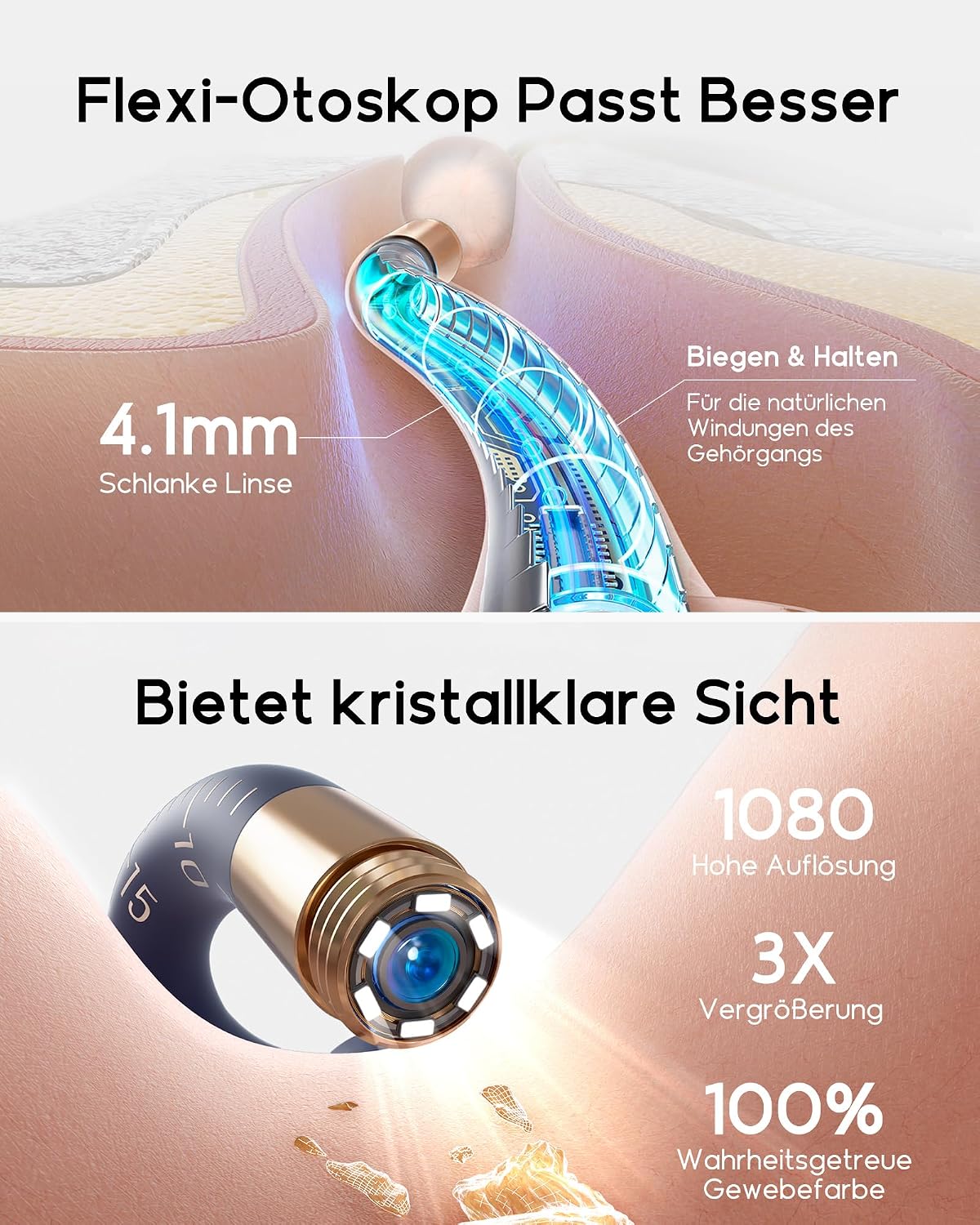 Thumbnail 1 de Bebird Otoskop 1920P Ohrenschmalz Entferner