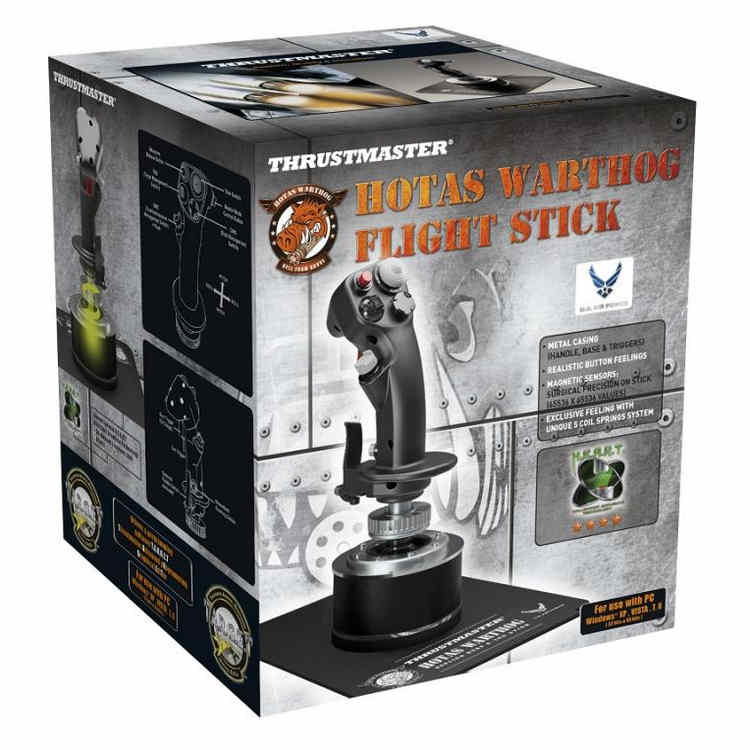 Detalle de Thrustmaster Hotas Warthog Flight Stick 16 bits